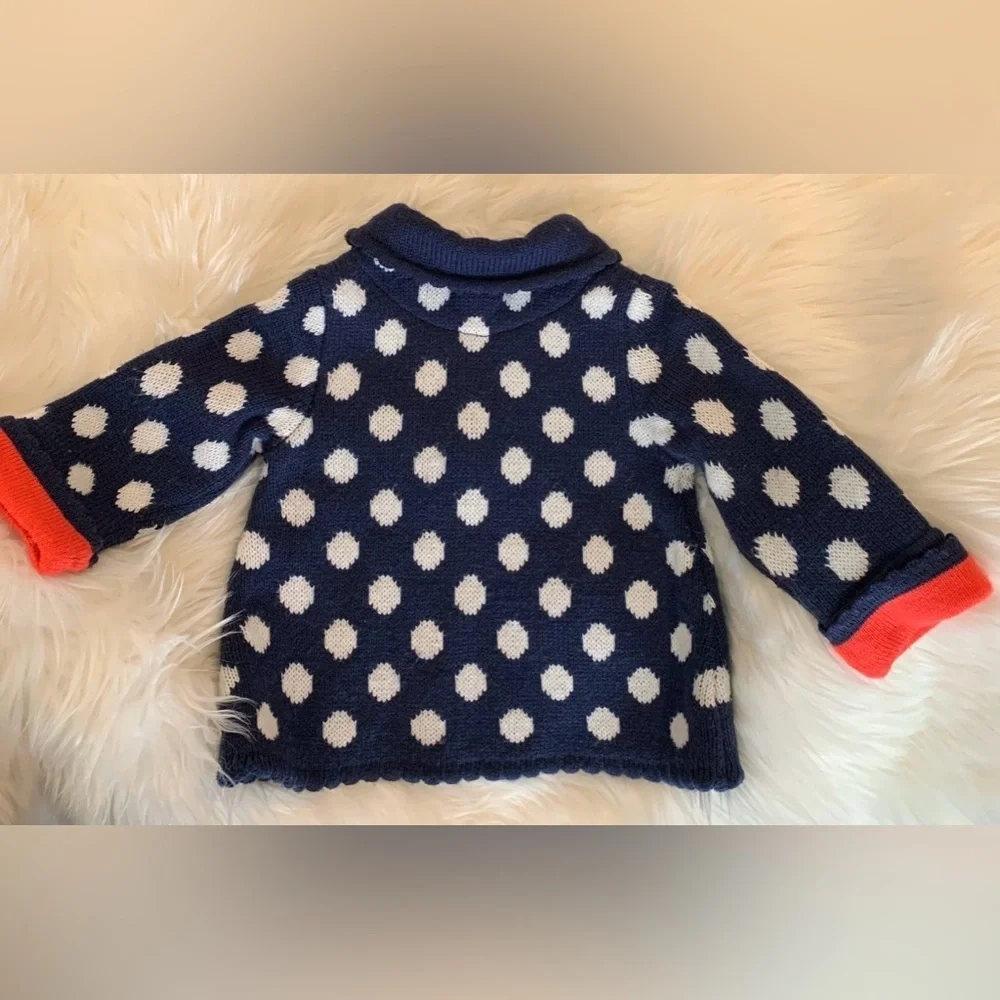 first impressions play - polka dot sweater (Sz 6-9M) - Picture 2 of 3